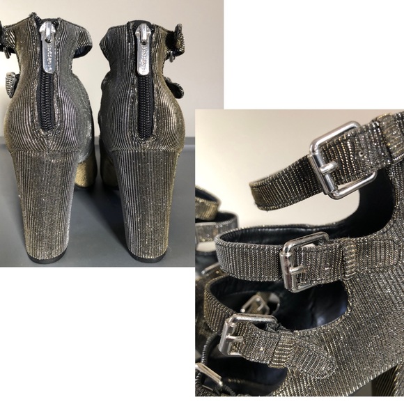 Indigo Rd. “Irbarian” Metallic gladiator heel - Picture 12 of 15